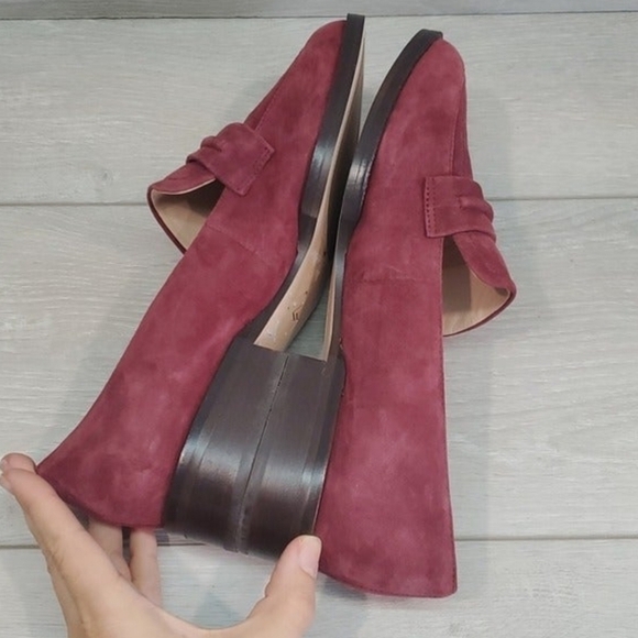 NEW 27 Edit Naturalizer Caroline Loafer Slip On Suede Comfort shoes - Picture 5 of 8